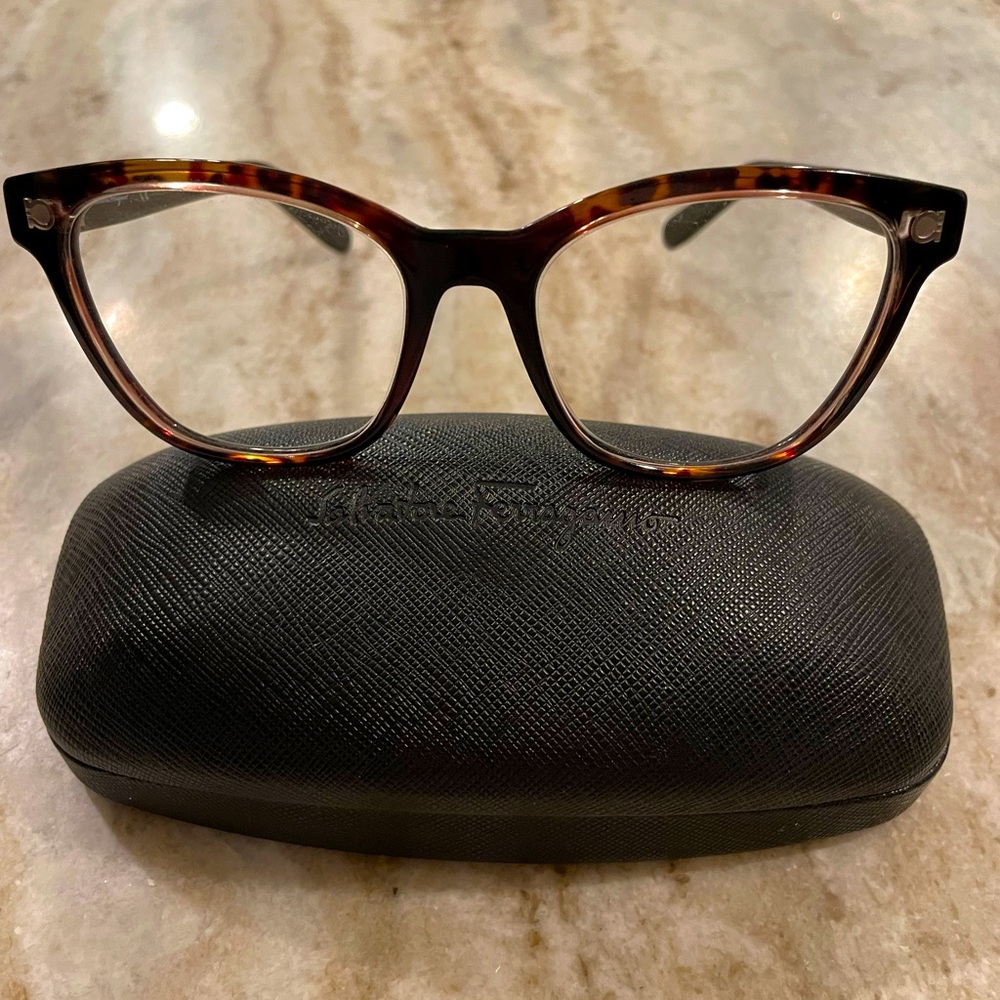 Salvatore Ferragamo glasses frame, model SF2766, with branded case